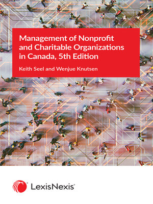cover image of Management of Non-Profit and Charitable Organizations in Canada